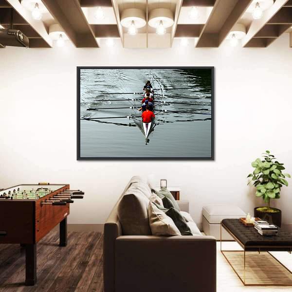 Teamwork For Success Canvas Wall Art-3 Horizontal-Gallery Wrap-25" x 16"-Tiaracle