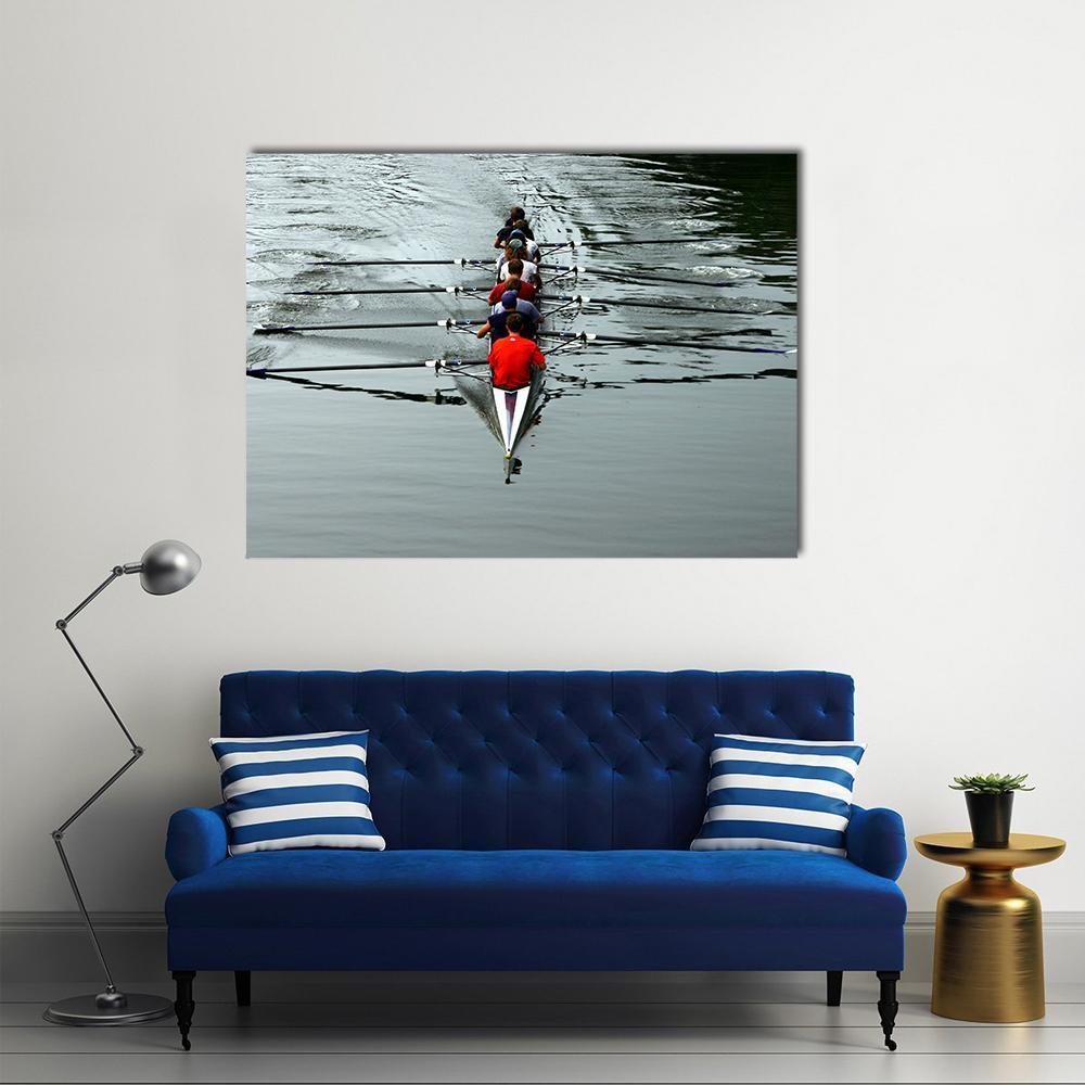 Teamwork For Success Canvas Wall Art-1 Piece-Gallery Wrap-48" x 32"-Tiaracle