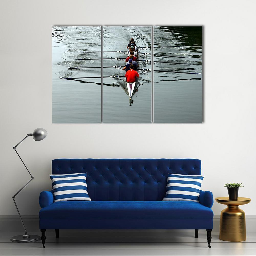 Teamwork For Success Canvas Wall Art-3 Horizontal-Gallery Wrap-37" x 24"-Tiaracle