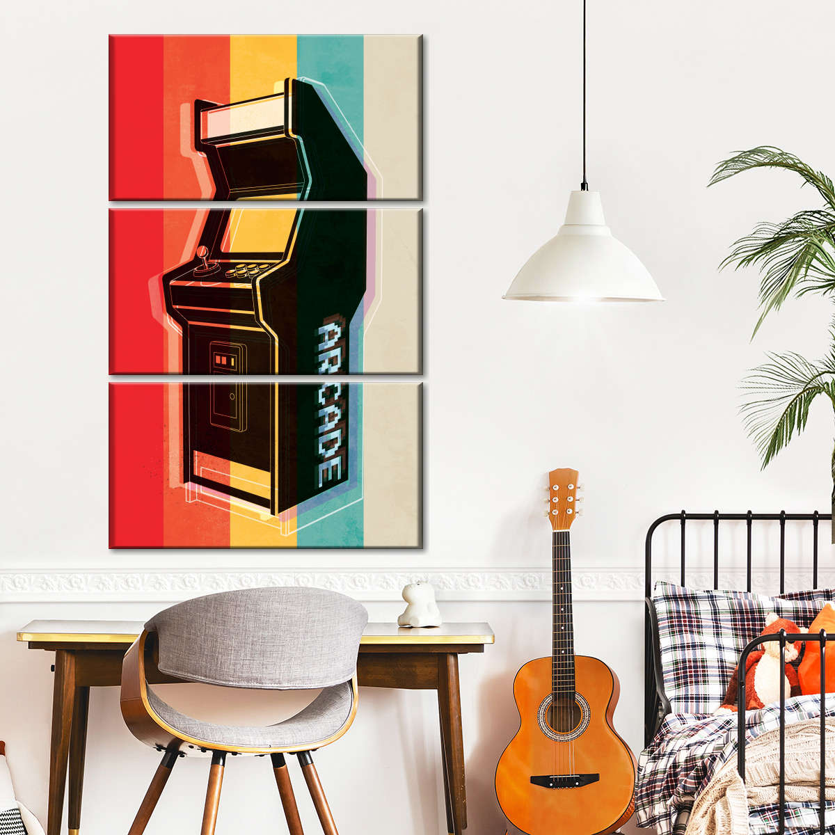 ریٹرو آرکیڈ وال آرٹ