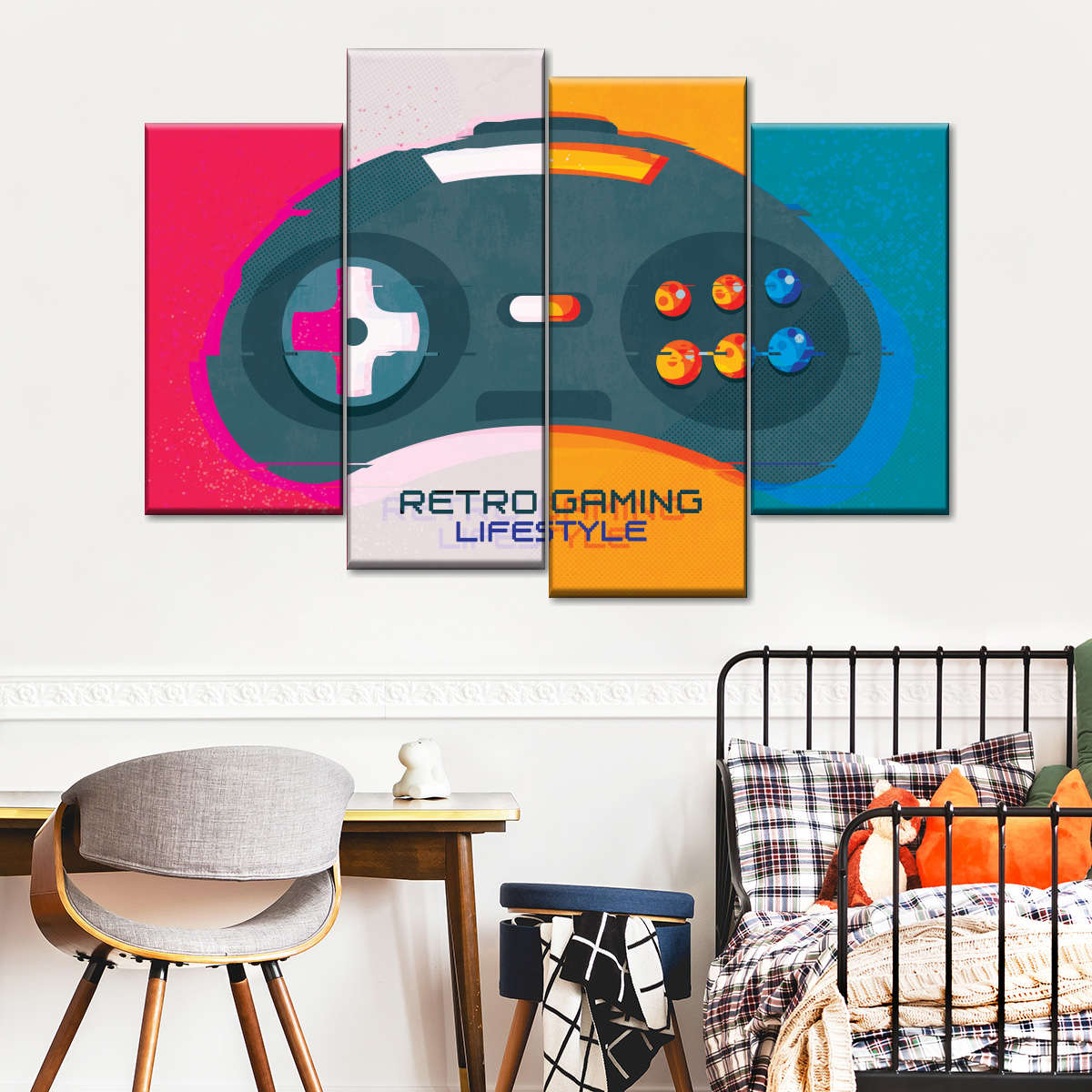 Retro Gaming Lifestyle Wandkunst