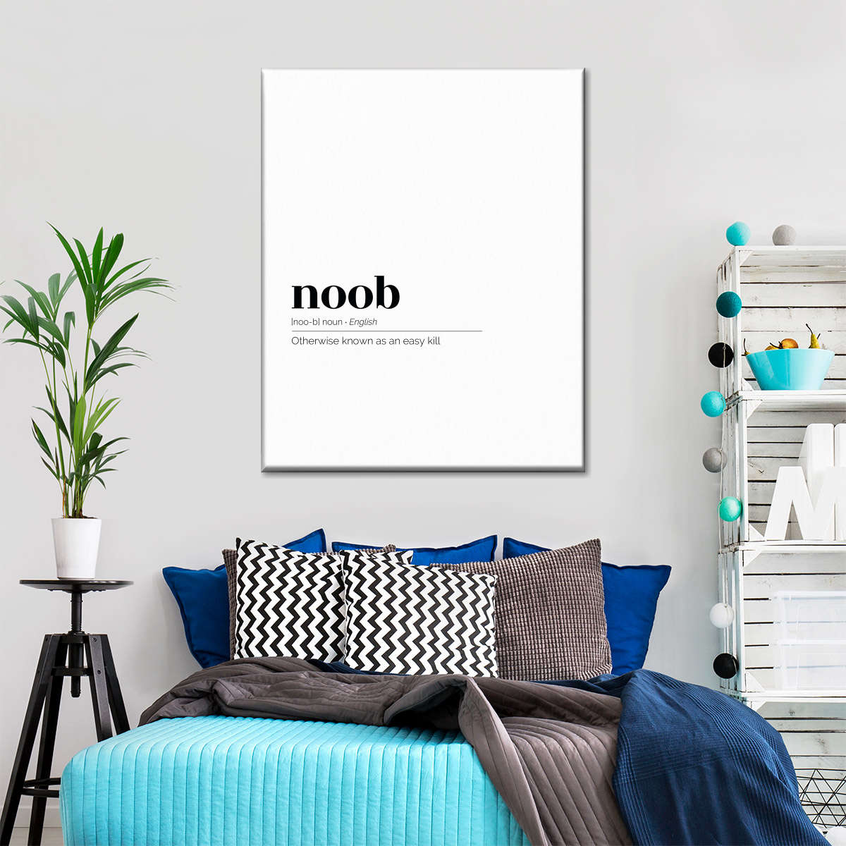 Bedeutung der Noob -Wandkunst