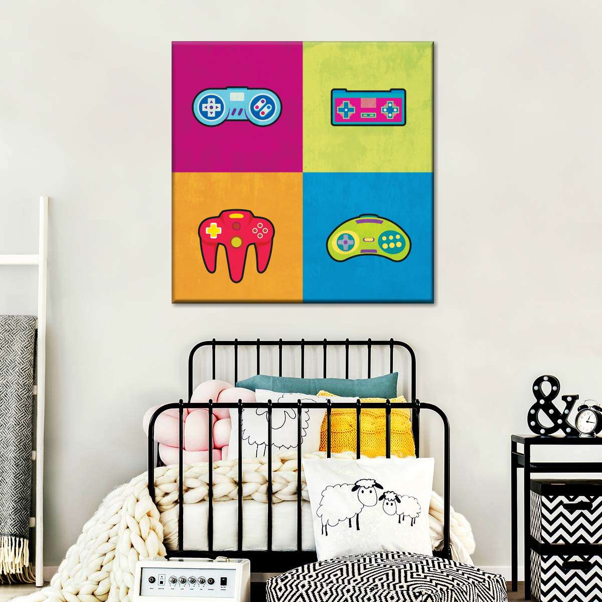 Popstil -Controller Wandkunst