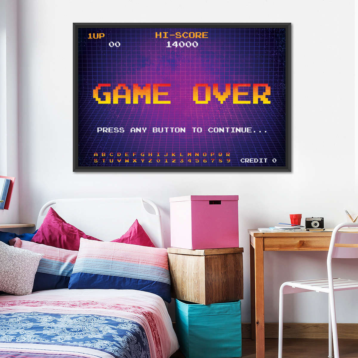 Spiel über Bildschirmwandkunst