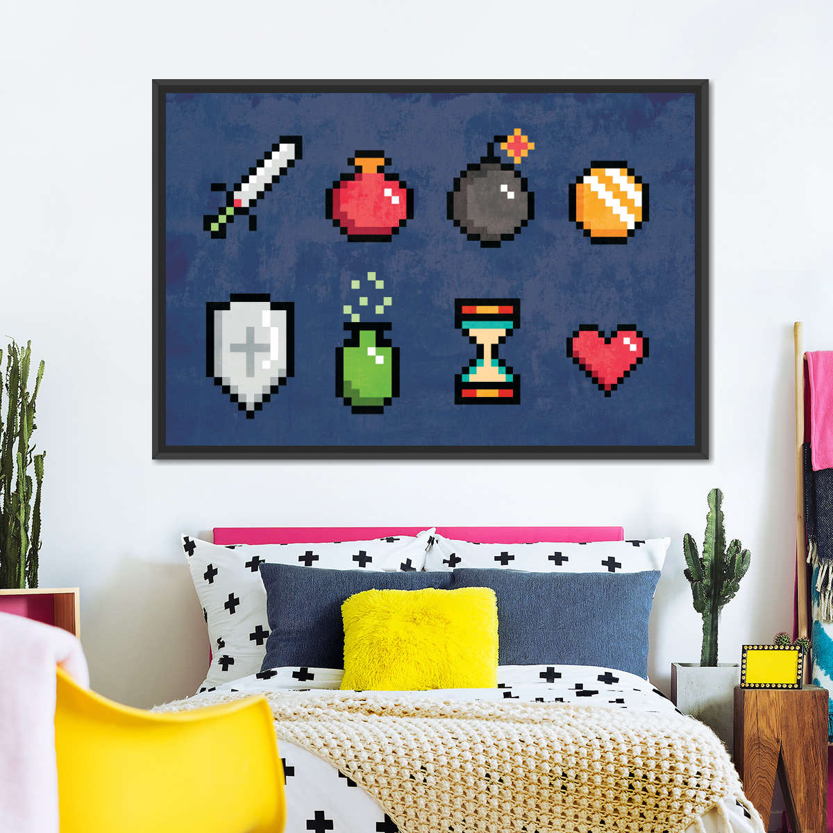 Minecraft -Ikonen Wandkunst