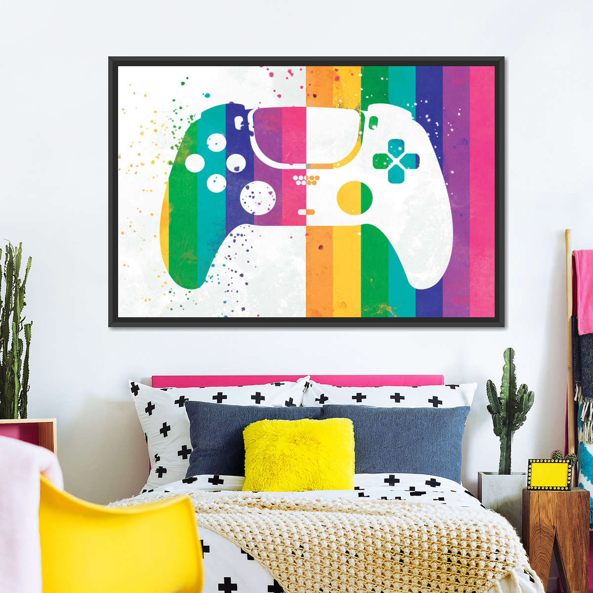 رینبو اسپلٹر کنٹرولر وال آرٹ