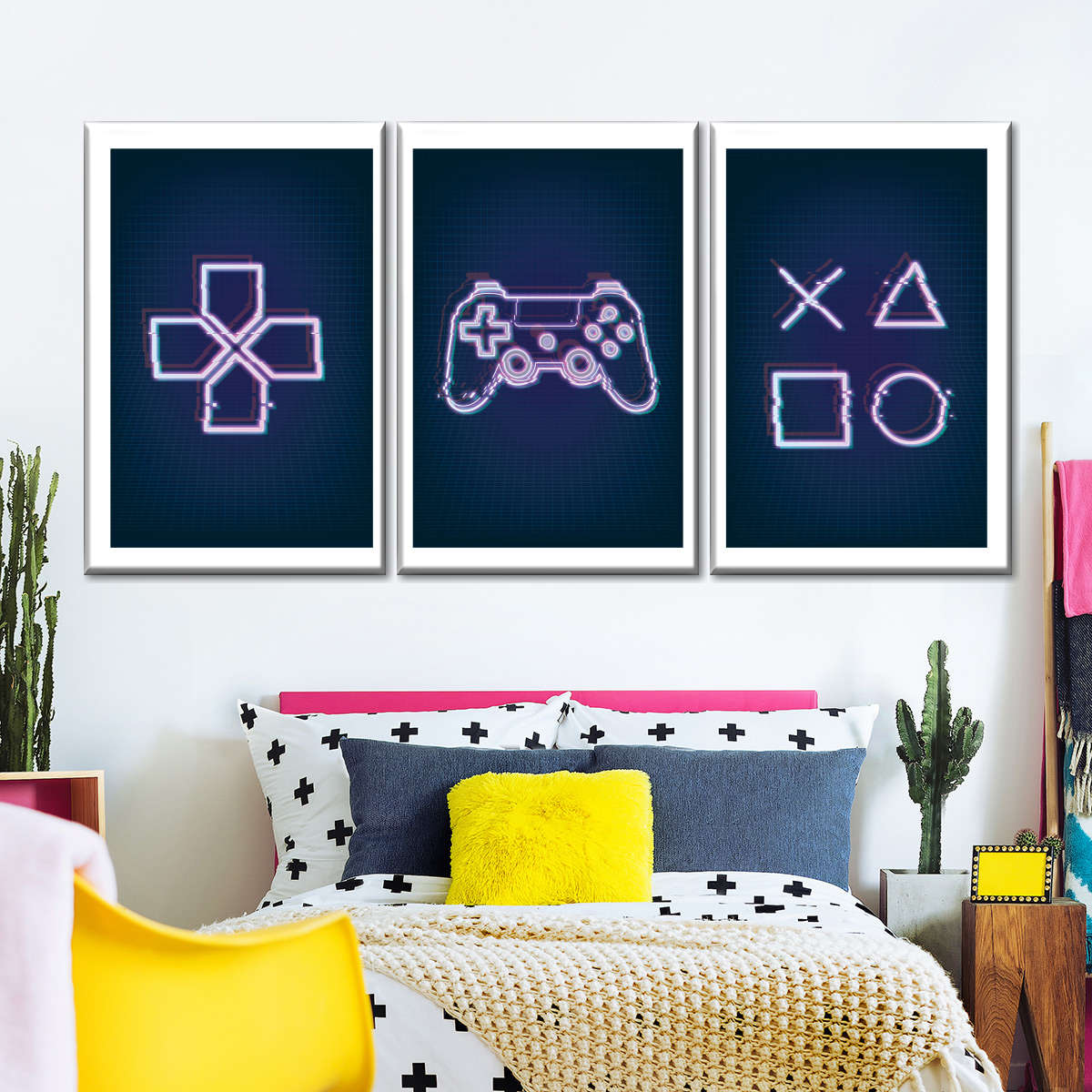 PlayStation Controller -Tasten Wandkunst