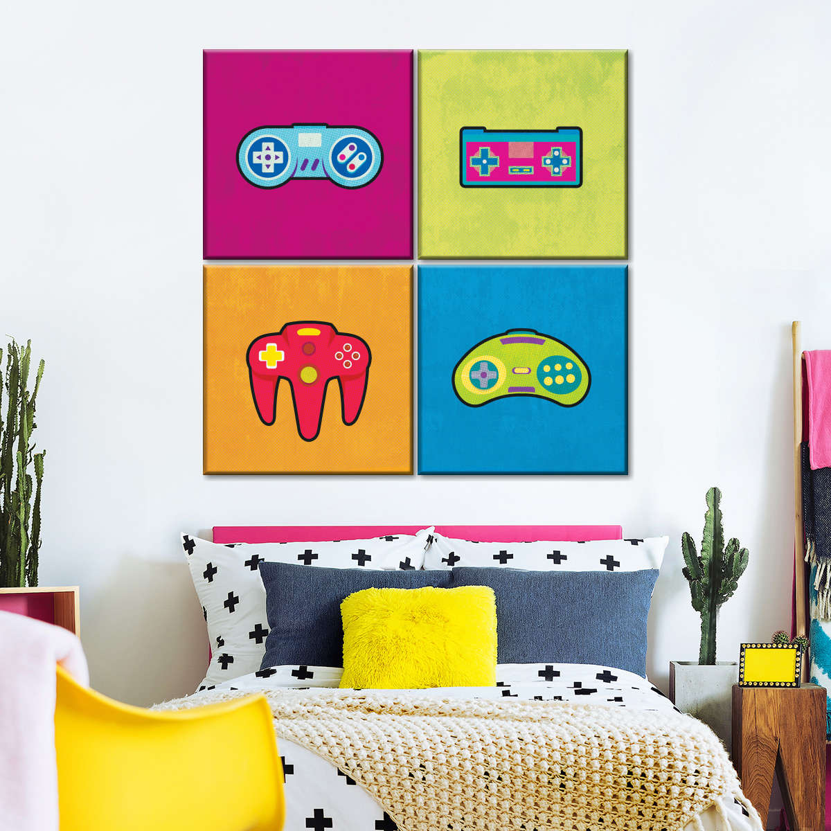 Popstil -Controller Wandkunst