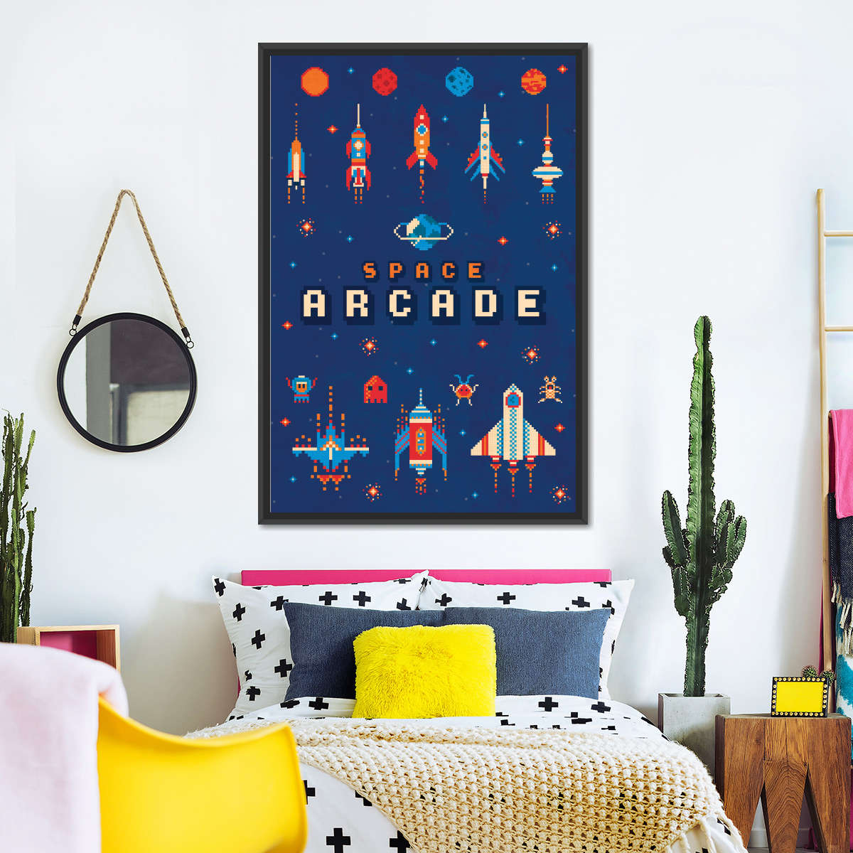 Raum Arcade Wandkunst