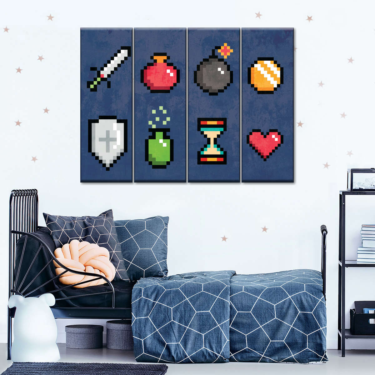 Minecraft -Ikonen Wandkunst