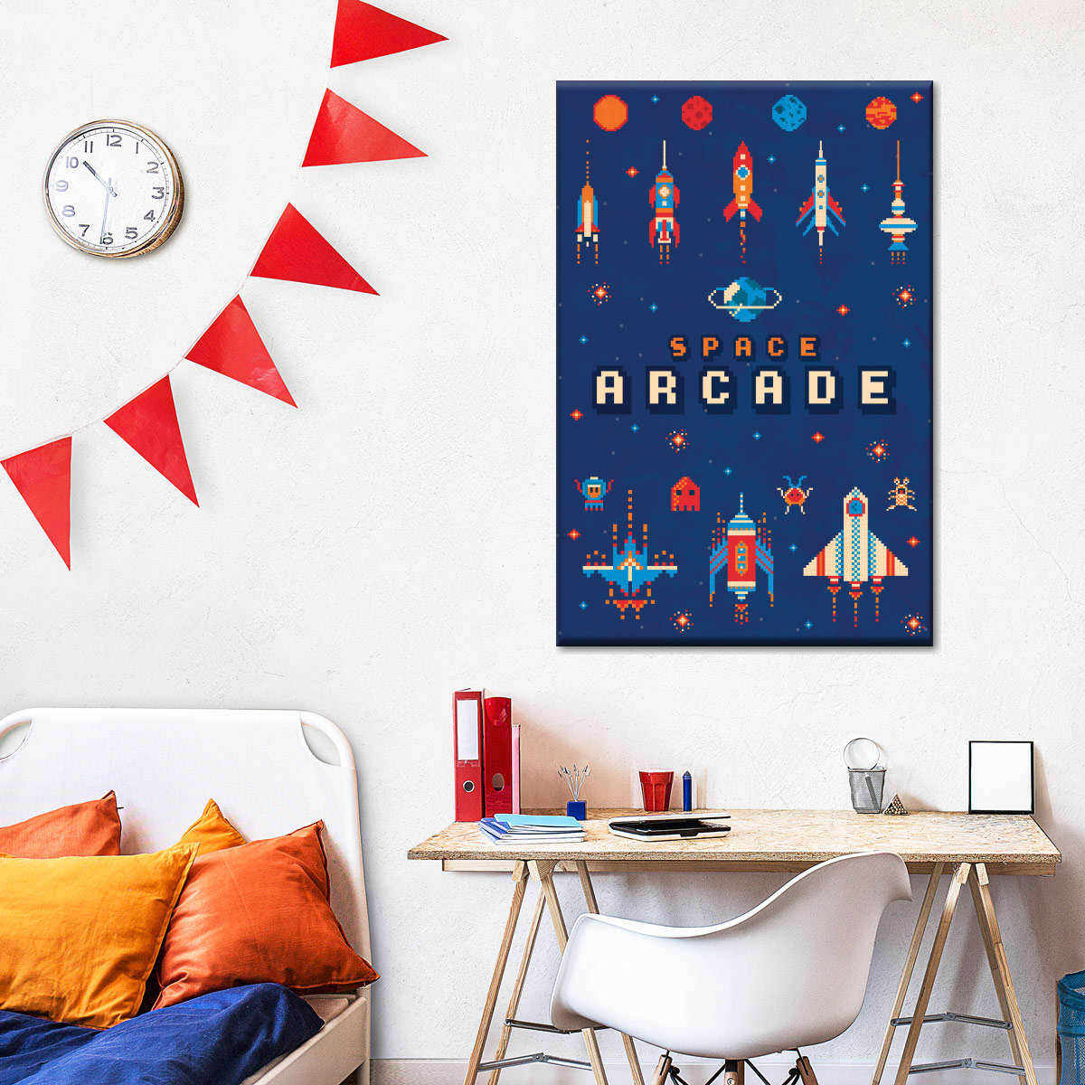 Raum Arcade Wandkunst