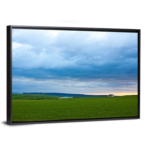 Tempest In Scotland Canvas Wall Art-3 Horizontal-Gallery Wrap-25" x 16"-Tiaracle