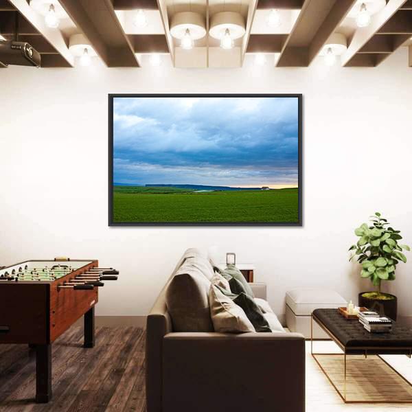 Tempest In Scotland Canvas Wall Art-3 Horizontal-Gallery Wrap-25" x 16"-Tiaracle