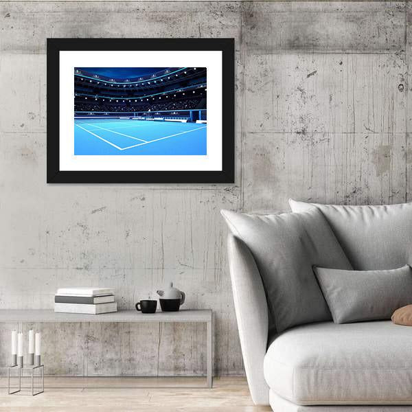 Tennis Court Canvas Wall Art-3 Horizontal-Gallery Wrap-25" x 16"-Tiaracle