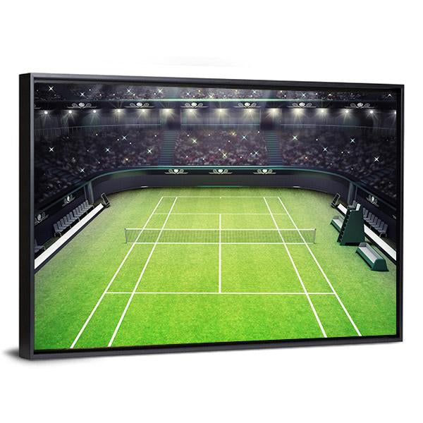 Tennis Stadium Canvas Wall Art-3 Horizontal-Gallery Wrap-25" x 16"-Tiaracle