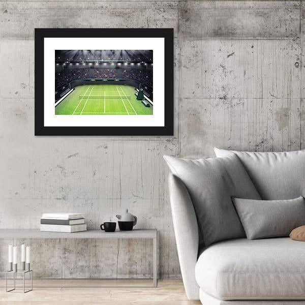 Tennis Stadium Canvas Wall Art-3 Horizontal-Gallery Wrap-25" x 16"-Tiaracle