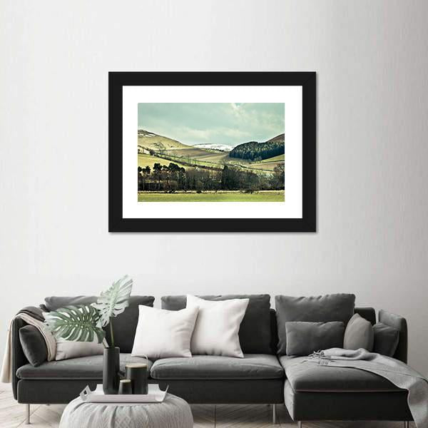 The Cheviot Hills Canvas Wall Art-1 Piece-Framed Print-20" x 16"-Tiaracle