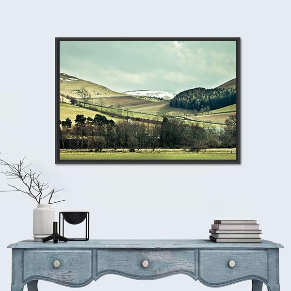 The Cheviot Hills Canvas Wall Art-3 Horizontal-Gallery Wrap-25" x 16"-Tiaracle