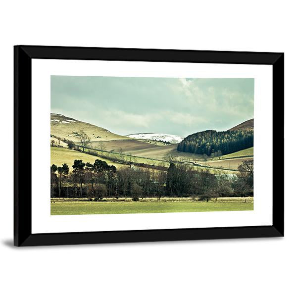 The Cheviot Hills Canvas Wall Art-3 Horizontal-Gallery Wrap-25" x 16"-Tiaracle