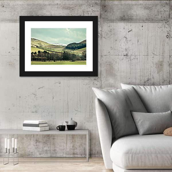 The Cheviot Hills Canvas Wall Art-3 Horizontal-Gallery Wrap-25" x 16"-Tiaracle
