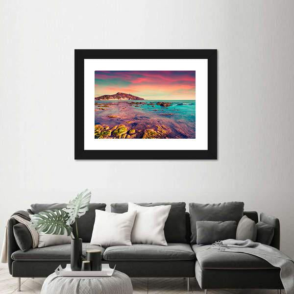 The Giallonardo Beach Canvas Wall Art-1 Piece-Framed Print-20" x 16"-Tiaracle