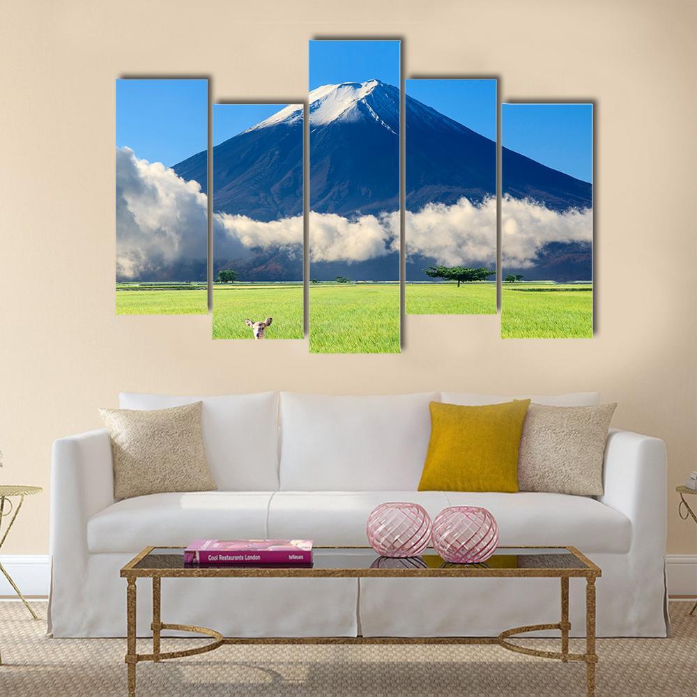 The Imaging Of Beautiful Landscape With Nice Nature Color Canvas Wall Art-5 Pop-Gallery Wrap-47" x 32"-Tiaracle