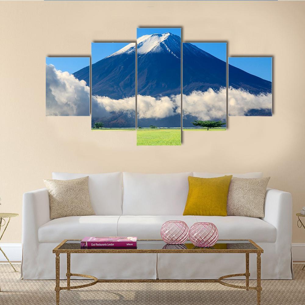 The Imaging Of Beautiful Landscape With Nice Nature Color Canvas Wall Art-5 Star-Gallery Wrap-62" x 32"-Tiaracle