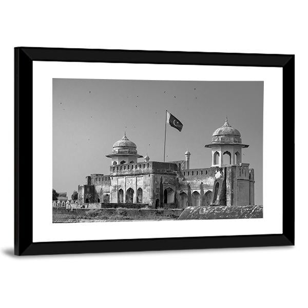 The Lahore Fort In Pakistan Canvas Wall Art-3 Horizontal-Gallery Wrap-25" x 16"-Tiaracle