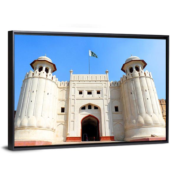 The Lahore Fort Pakistan Canvas Wall Art-3 Horizontal-Gallery Wrap-25" x 16"-Tiaracle