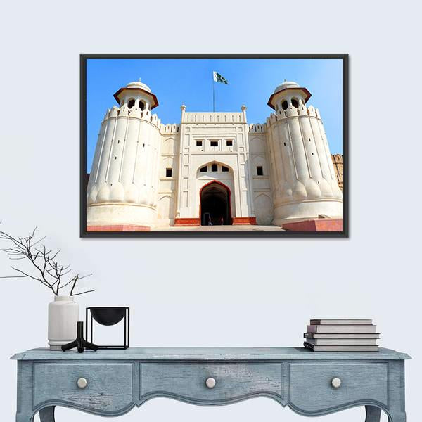 The Lahore Fort Pakistan Canvas Wall Art-3 Horizontal-Gallery Wrap-25" x 16"-Tiaracle