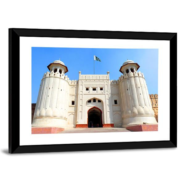 The Lahore Fort Pakistan Canvas Wall Art-3 Horizontal-Gallery Wrap-25" x 16"-Tiaracle