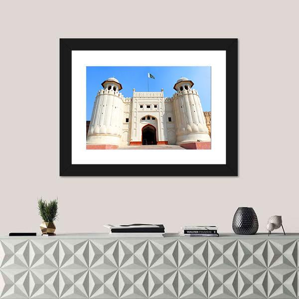 The Lahore Fort Pakistan Canvas Wall Art-3 Horizontal-Gallery Wrap-25" x 16"-Tiaracle