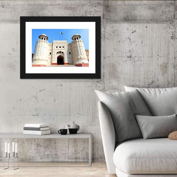 The Lahore Fort Pakistan Canvas Wall Art-3 Horizontal-Gallery Wrap-25" x 16"-Tiaracle