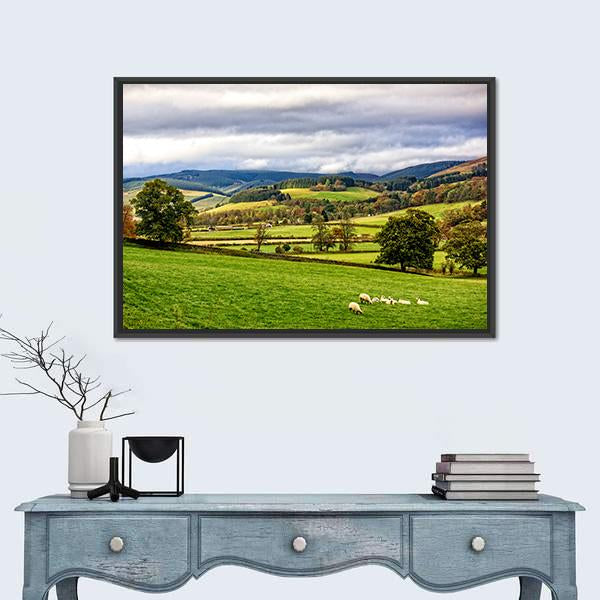 The Moorfoot Hills Canvas Wall Art-3 Horizontal-Gallery Wrap-25" x 16"-Tiaracle