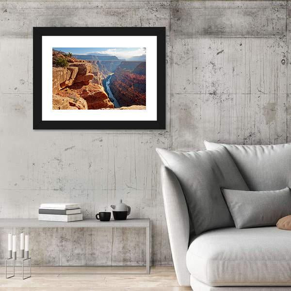 Toroweap Point Grand Canyon National Park Canvas Wall Art-3 Horizontal-Gallery Wrap-25" x 16"-Tiaracle