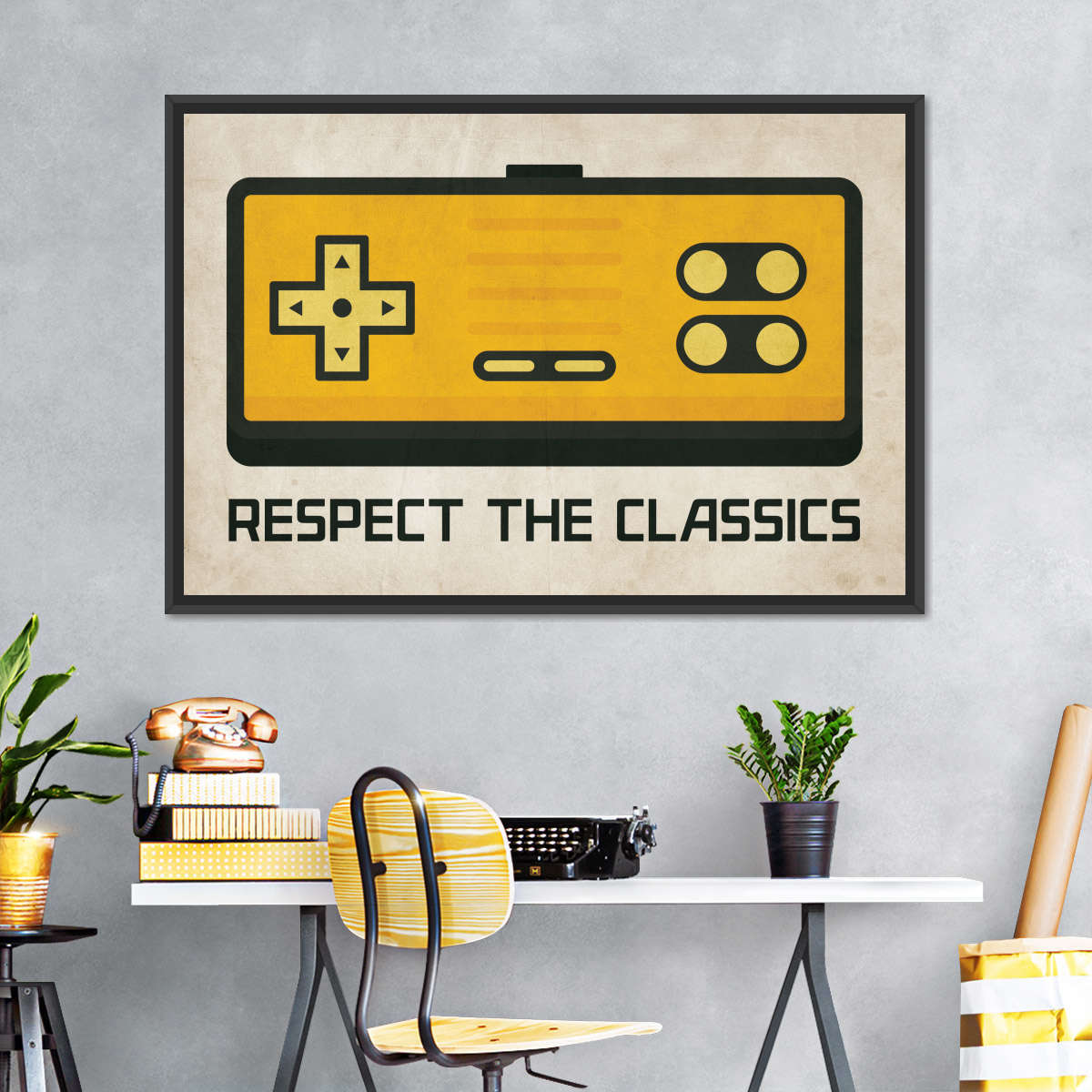 Respektieren Sie die Klassiker Wandkunst