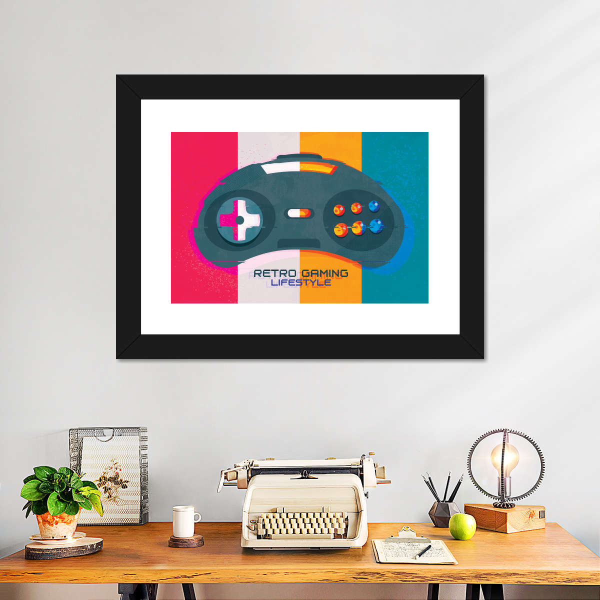 Retro Gaming Lifestyle Wandkunst
