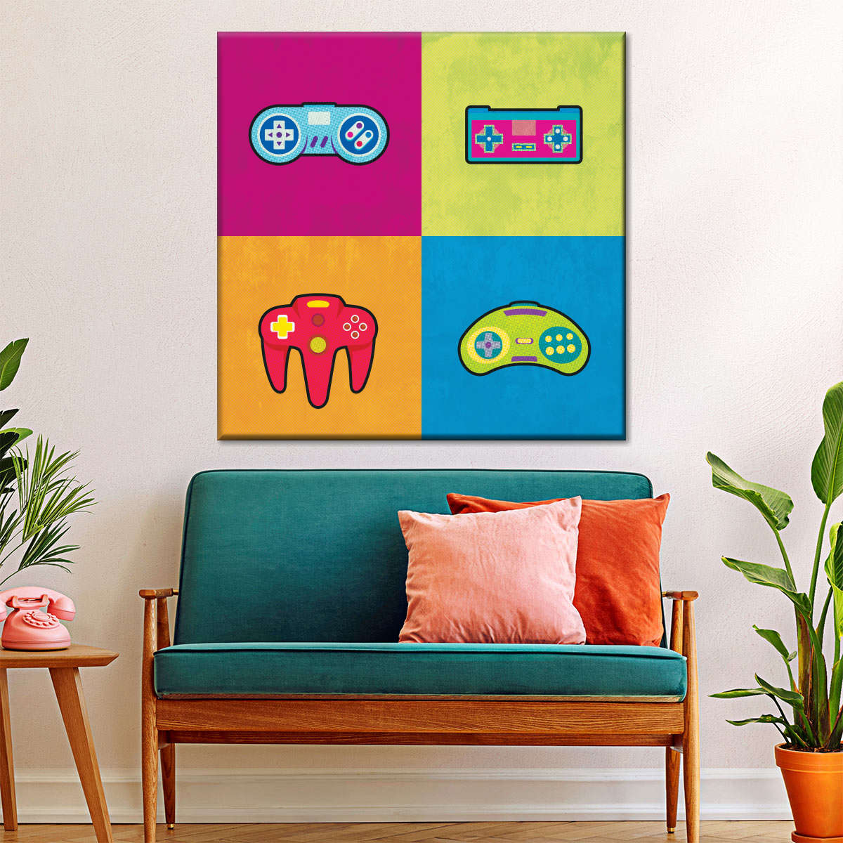 Popstil -Controller Wandkunst