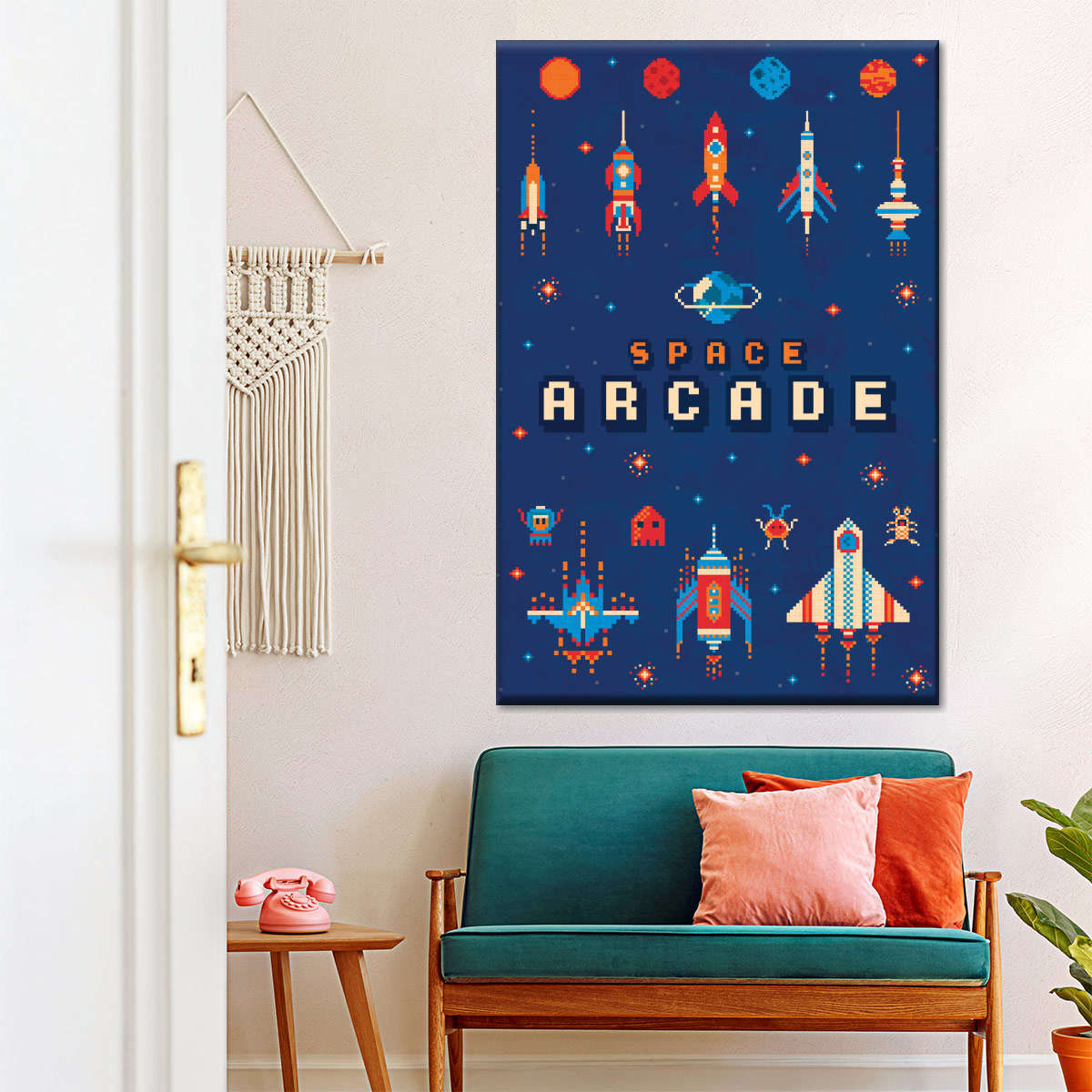 Raum Arcade Wandkunst