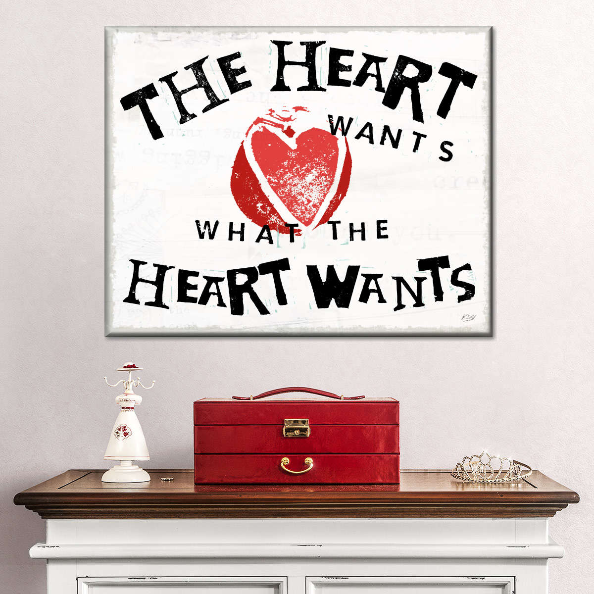 Lebe in voller Wandkunst