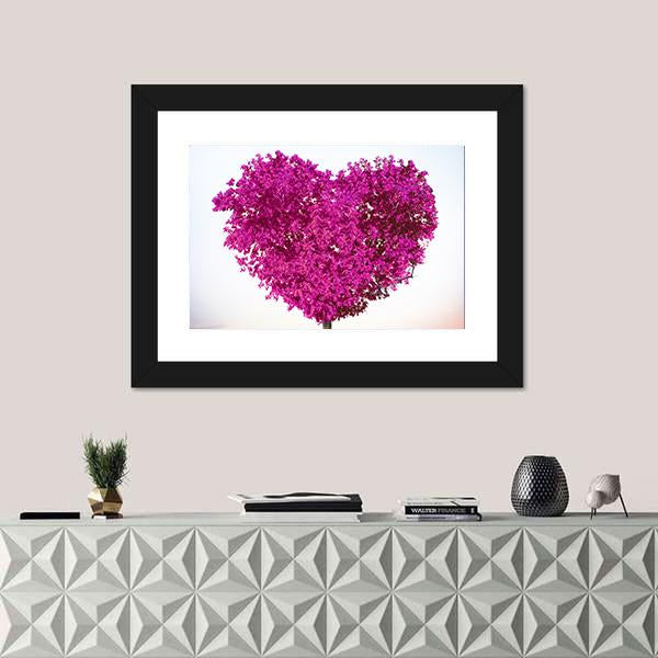 Tree Of Love Canvas Wall Art-3 Horizontal-Gallery Wrap-25" x 16"-Tiaracle