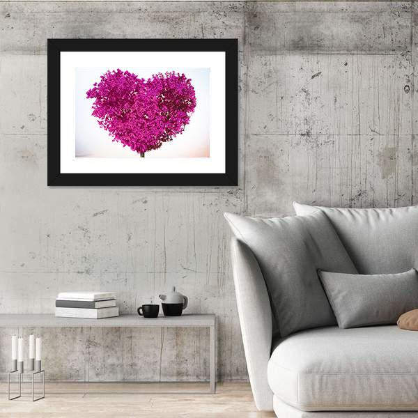 Tree Of Love Canvas Wall Art-3 Horizontal-Gallery Wrap-25" x 16"-Tiaracle