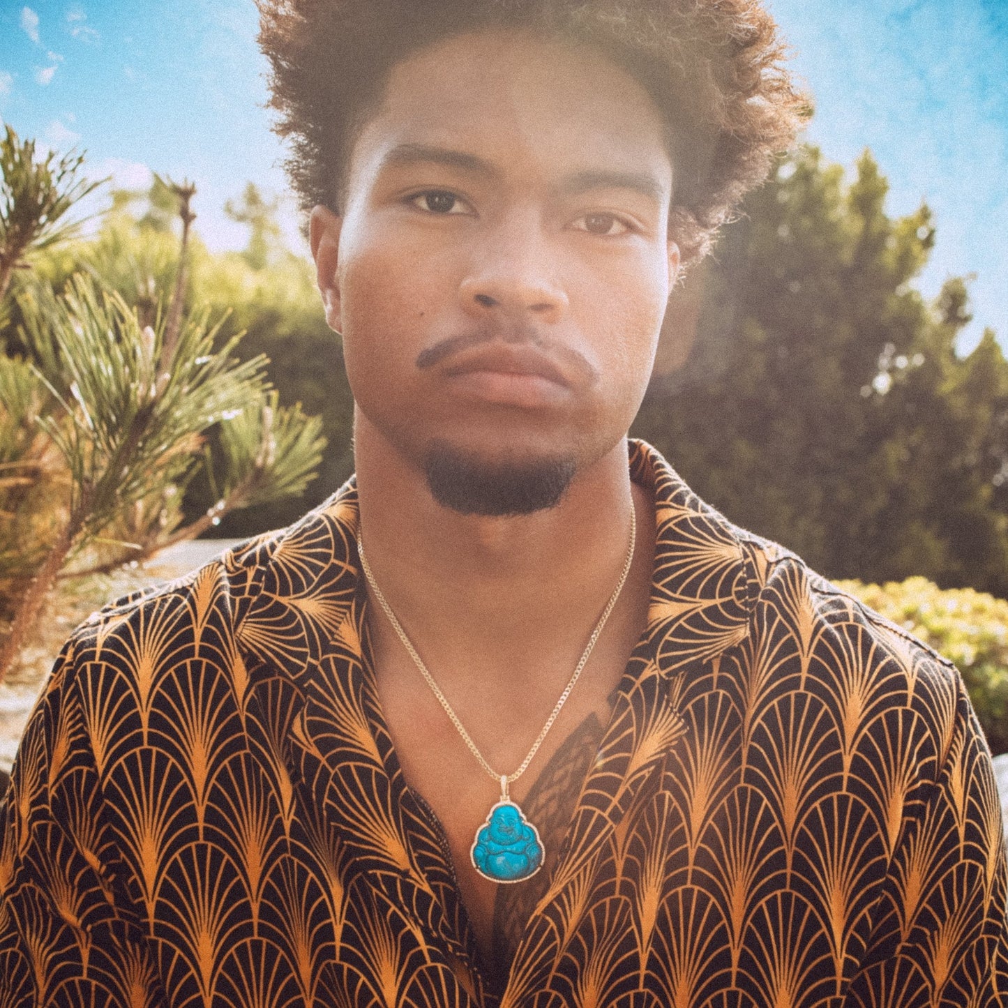 Turquoise Buddha Necklace