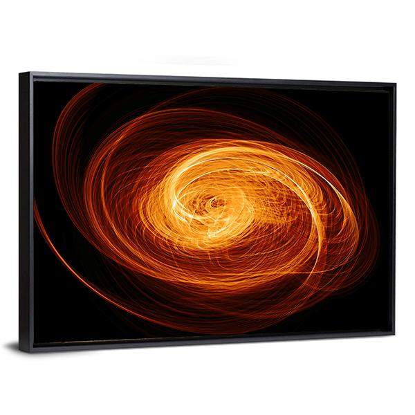 Twisted Quasar Black Hole Canvas Wall Art-3 Horizontal-Gallery Wrap-25" x 16"-Tiaracle