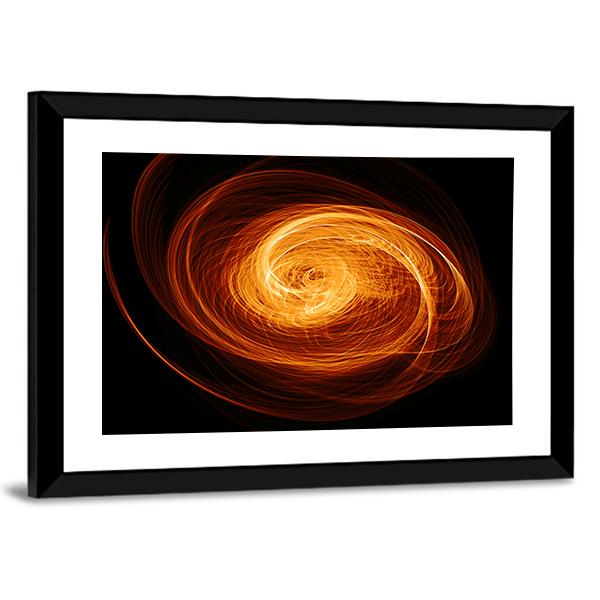 Twisted Quasar Black Hole Canvas Wall Art-3 Horizontal-Gallery Wrap-25" x 16"-Tiaracle