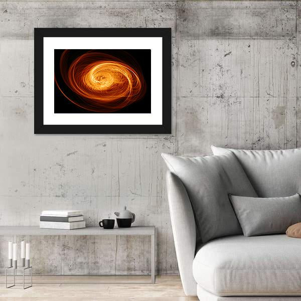 Twisted Quasar Black Hole Canvas Wall Art-3 Horizontal-Gallery Wrap-25" x 16"-Tiaracle