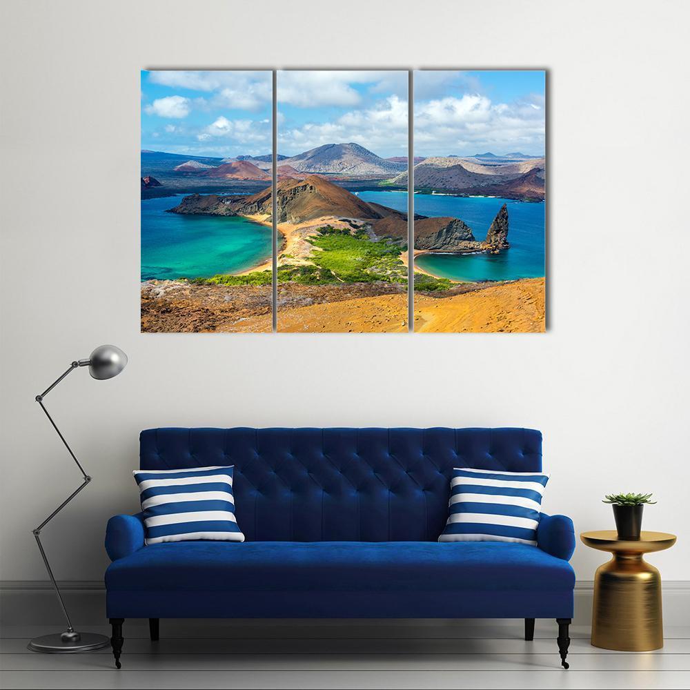 Bartolome Island Ecuador Canvas Wall Art-3 Horizontal-Gallery Wrap-37" x 24"-Tiaracle