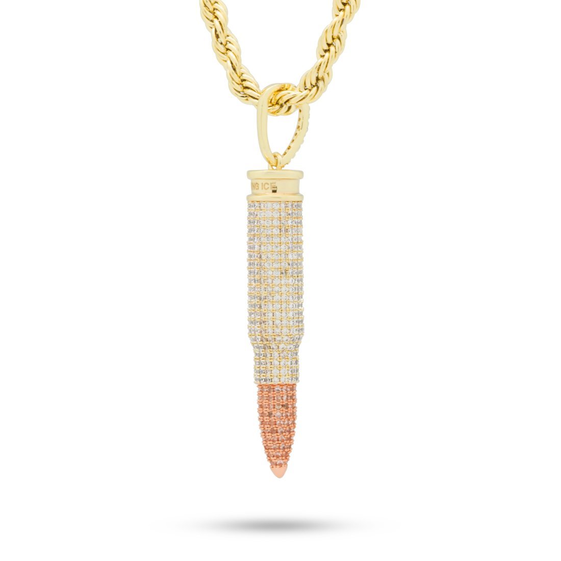 Two-Tone .223 Caliber Bullet Necklace