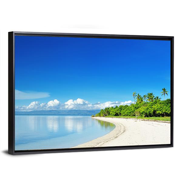 Uninhabited Island At Philippines Canvas Wall Art-3 Horizontal-Gallery Wrap-25" x 16"-Tiaracle