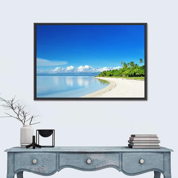Uninhabited Island At Philippines Canvas Wall Art-3 Horizontal-Gallery Wrap-25" x 16"-Tiaracle